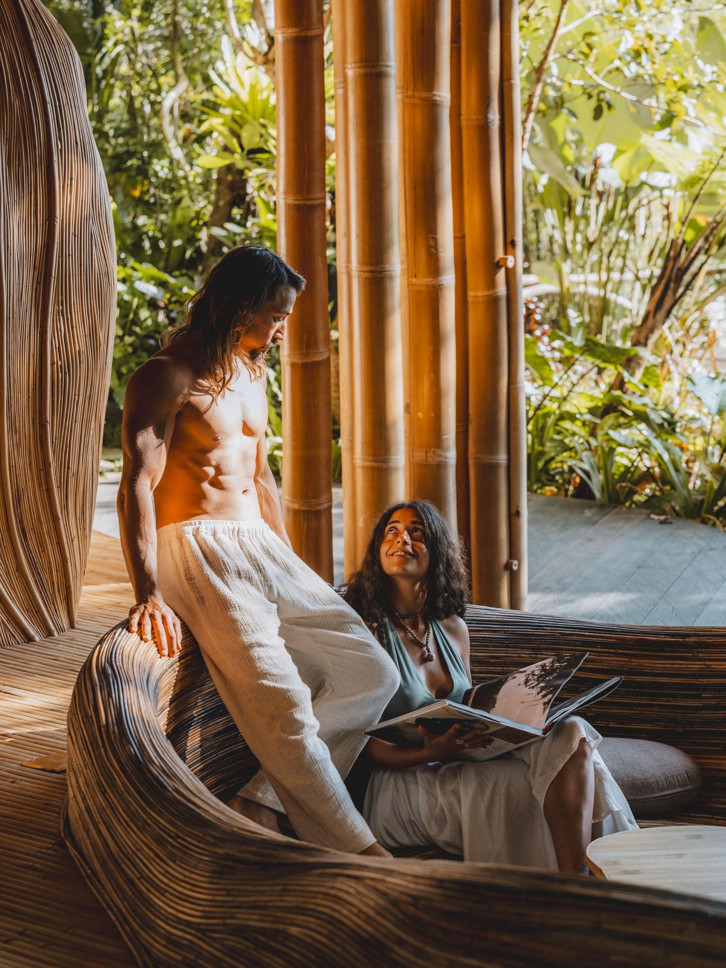 Chen Pant - Linen Cotton - Pearl White