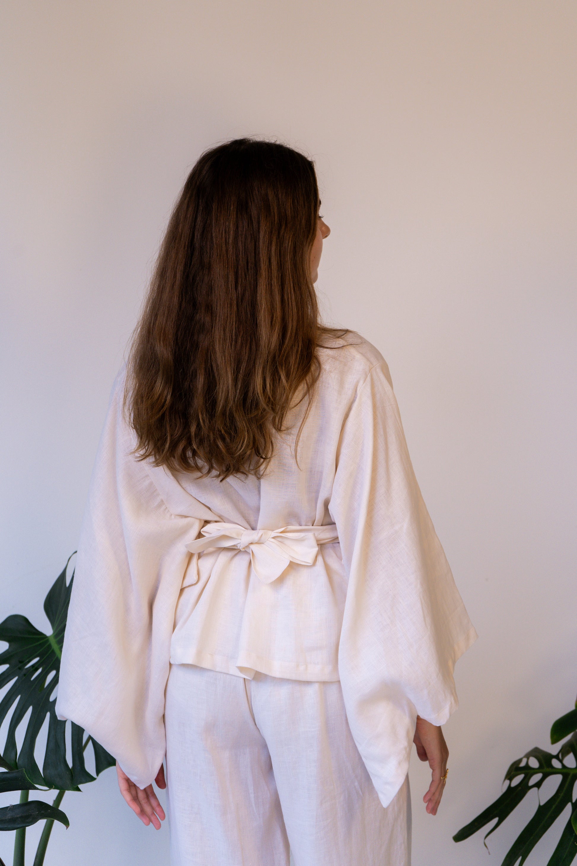 Makoto Kimono - Linen - Pearl Tiyara Soul Wear