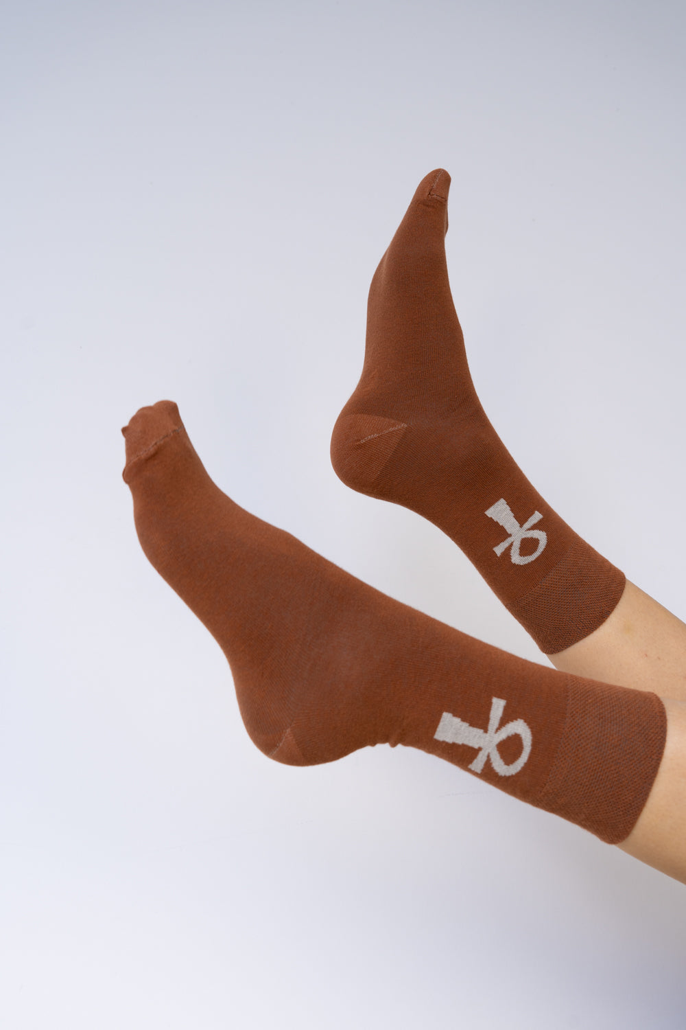 Ankh Sock - Dune Amber - Cotton Tiyara