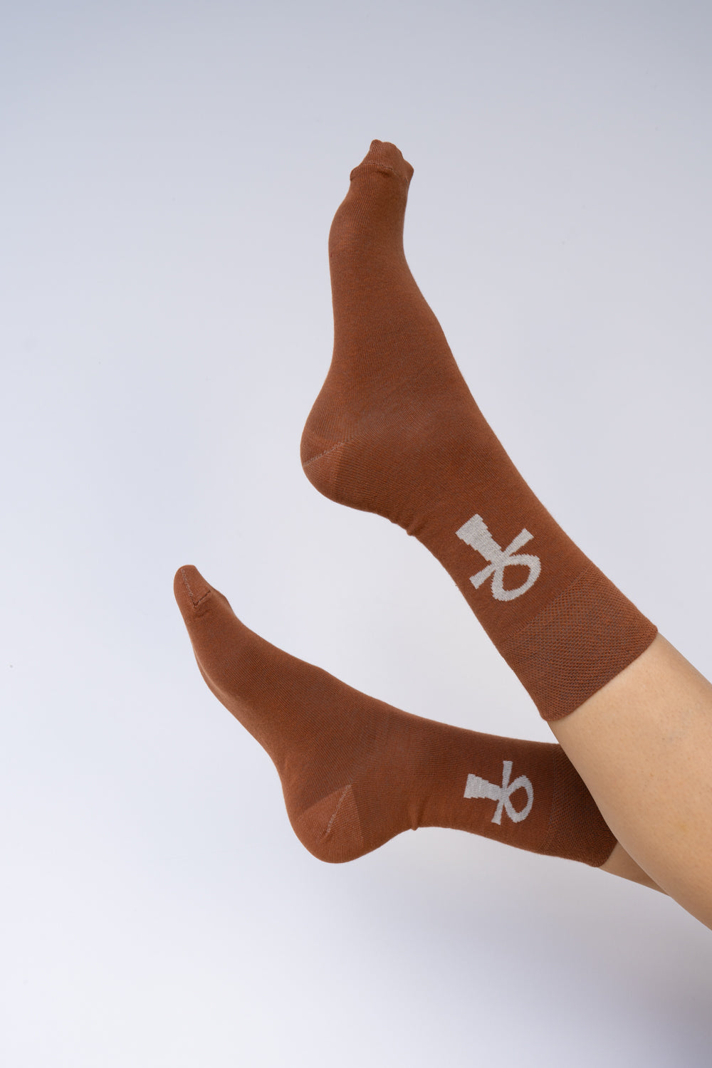 Ankh Sock - Dune Amber - Cotton Tiyara