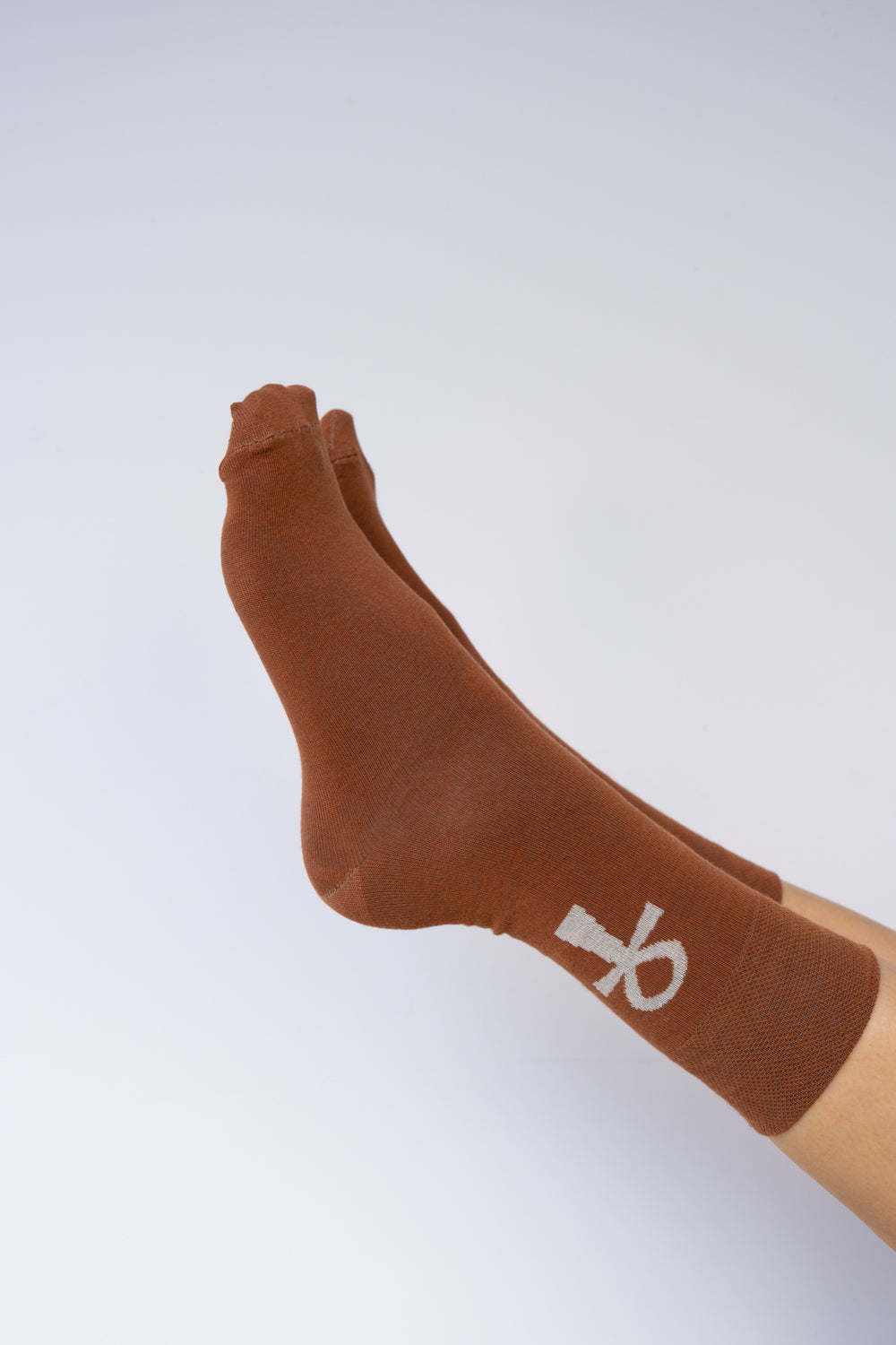 Ankh Sock - Dune Amber - Cotton Tiyara