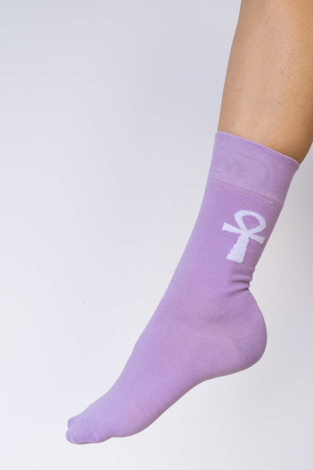 Ankh Sock - Lotus Mist - Cotton Tiyara