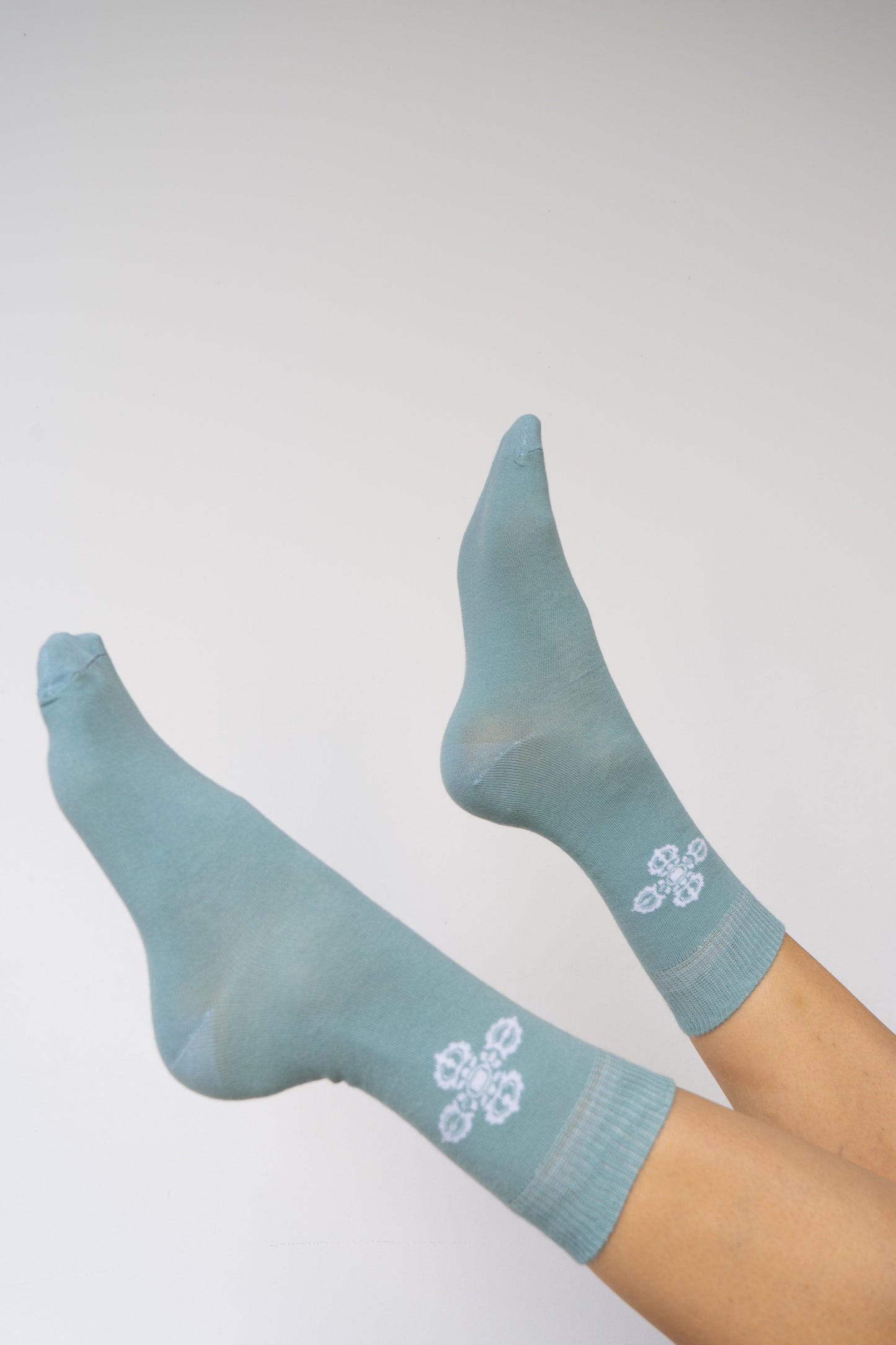 Vajra Sock - Sage - Cotton Tiyara Soul Wear