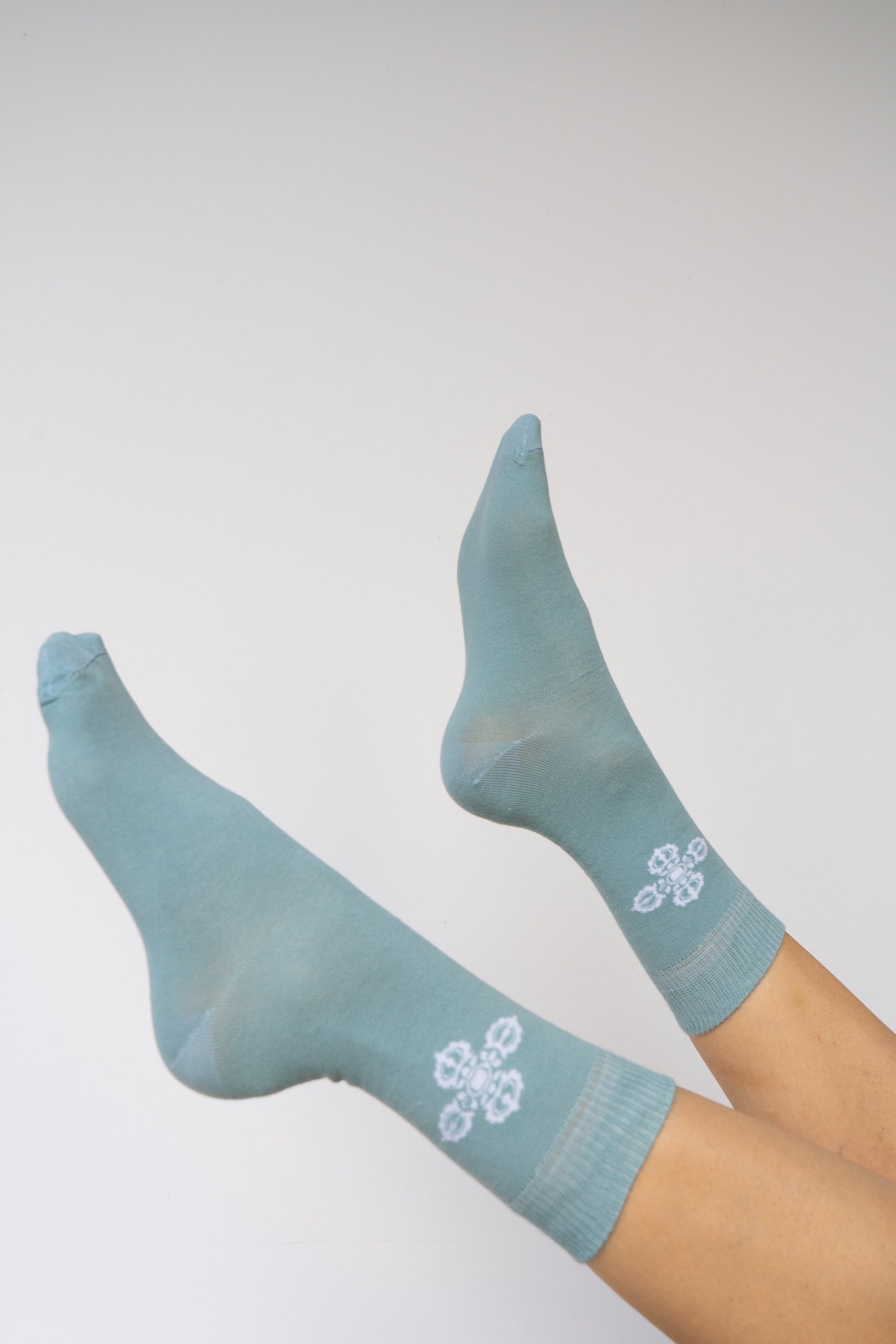 Vajra Sock - Sage - Cotton Tiyara Soul Wear