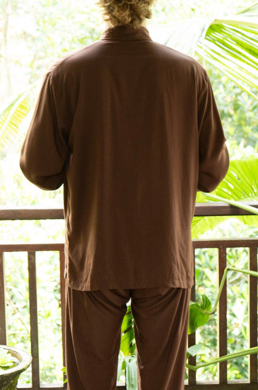 Jing Jacket – Premium Rayon – Earth Cacao