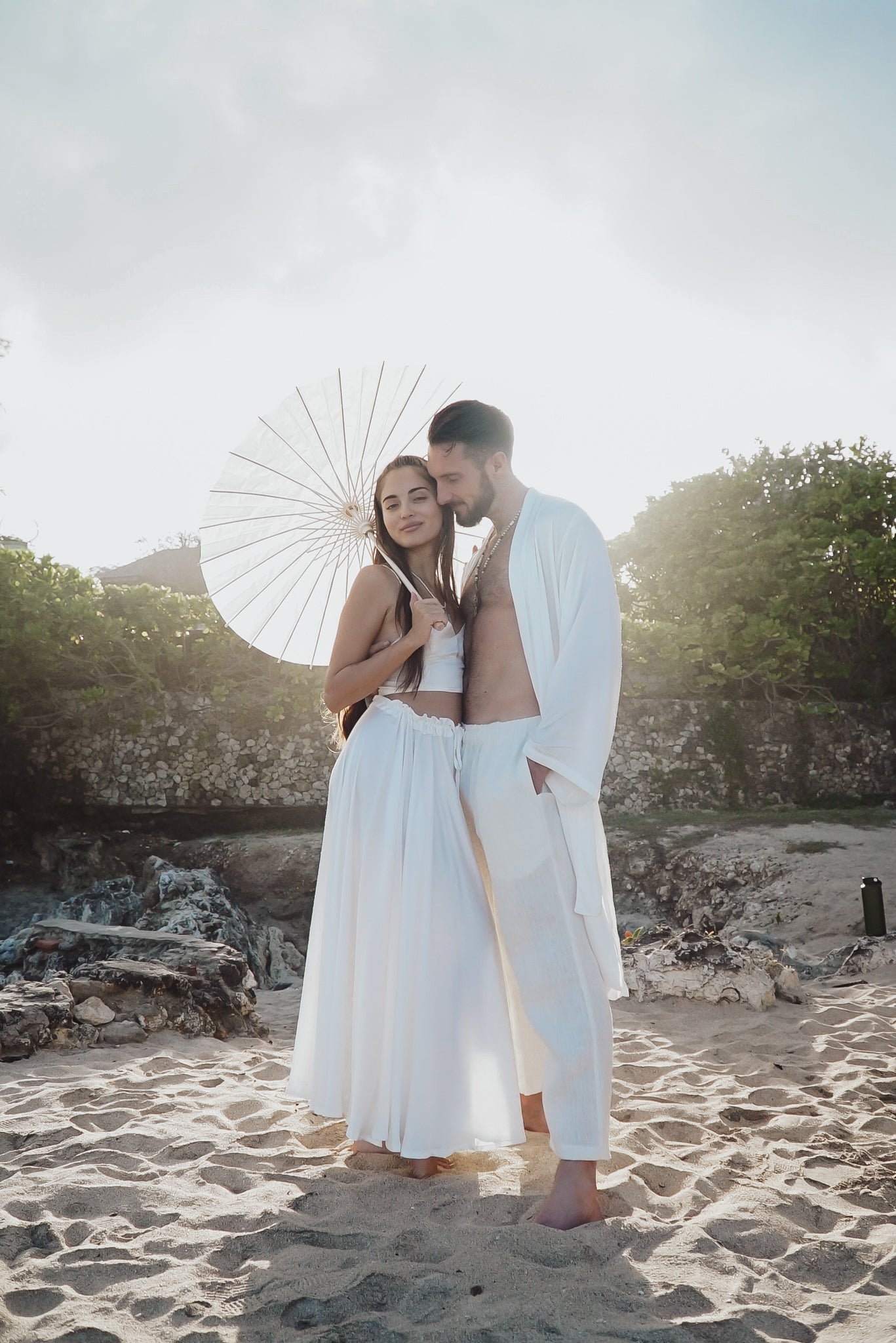 Shen Pant - Hemp - Pearl White Tiyara Soul Wear