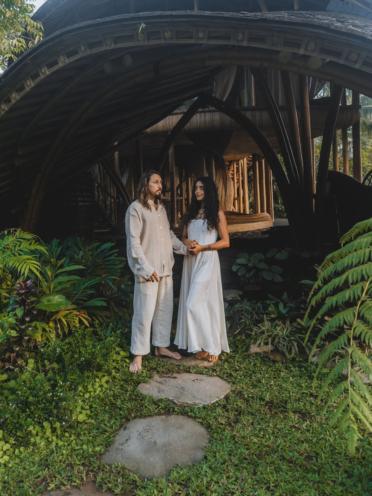 Chen Pant - Linen Cotton - Pearl White