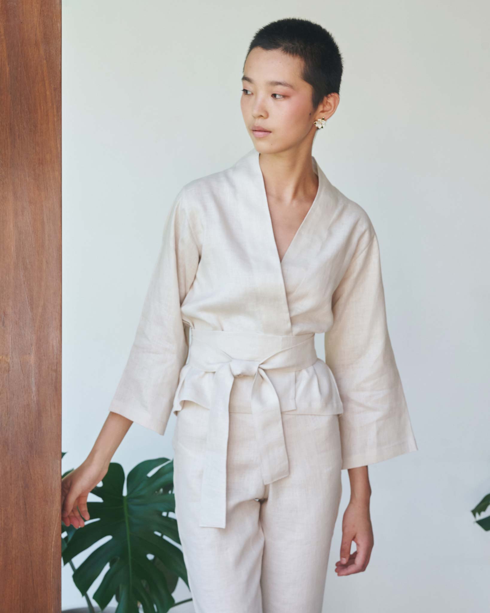 Mai Pant - Linen - Pearl Tiyara Soul Wear