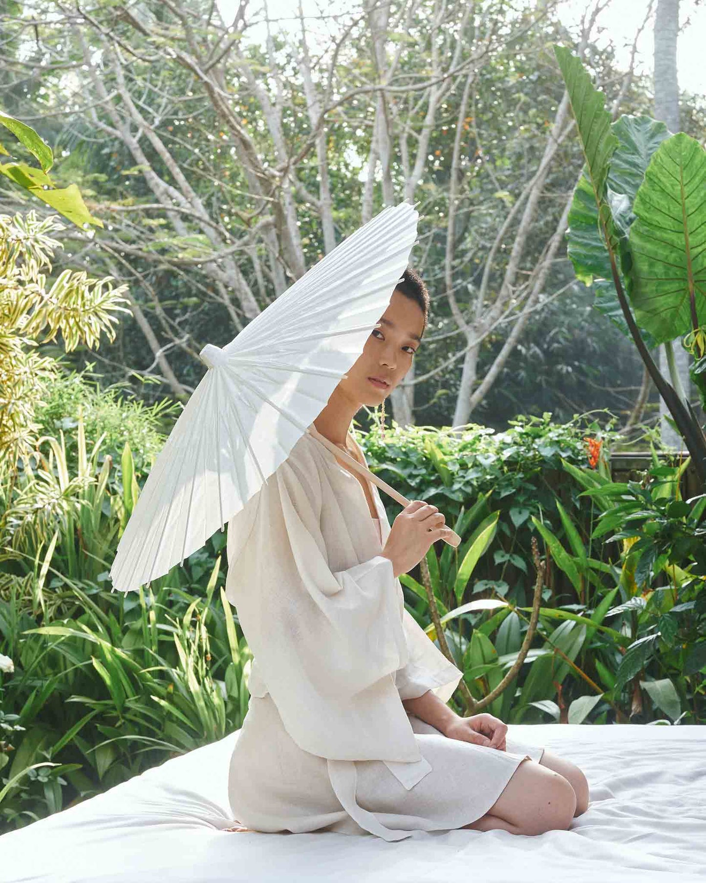 Makoto Kimono - Linen - Pearl Tiyara Soul Wear