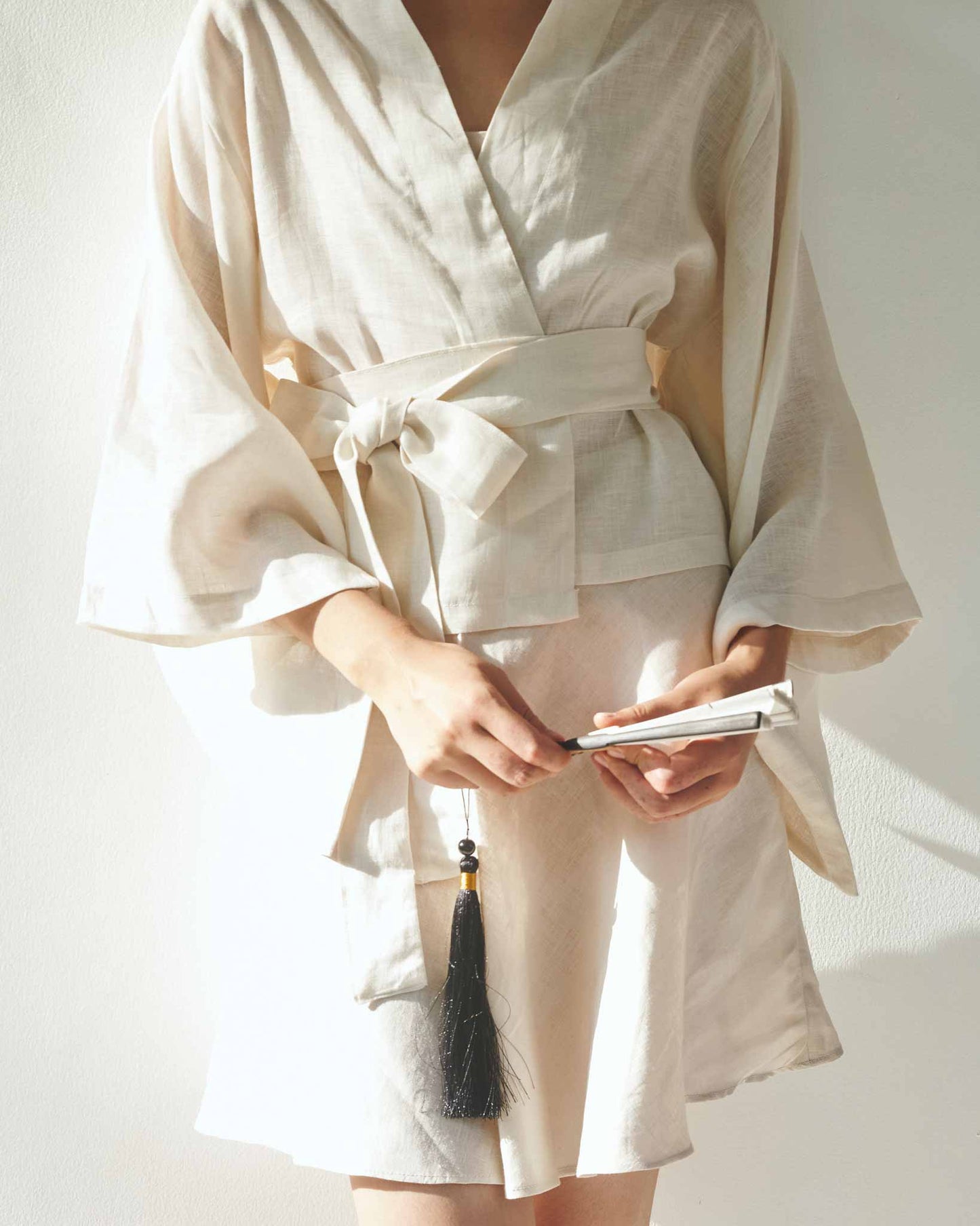 Makoto Kimono - Linen - Pearl Tiyara Soul Wear