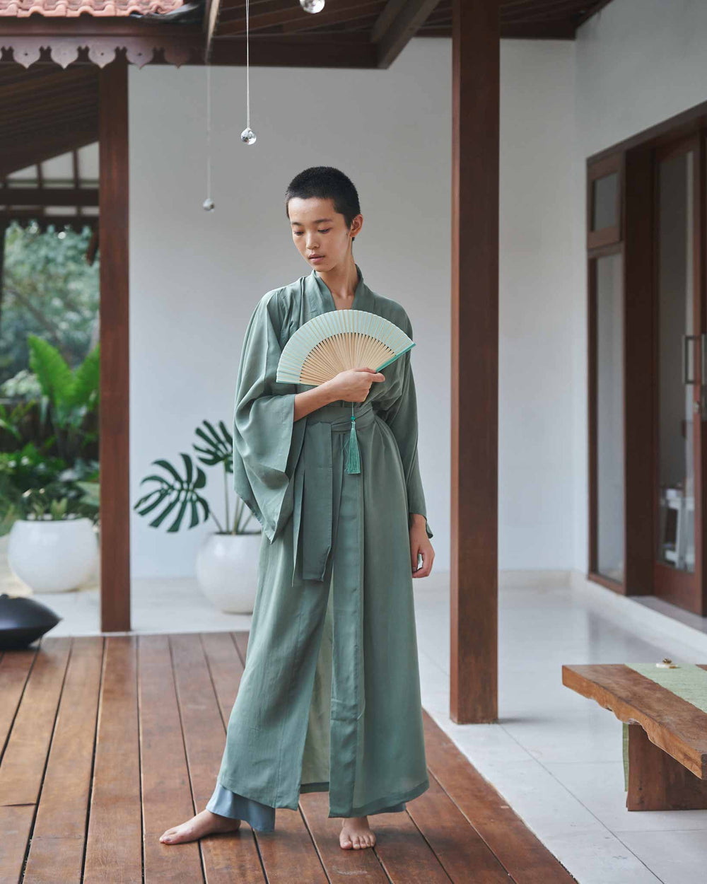 Nuwa Kimono, Tencel, Jade