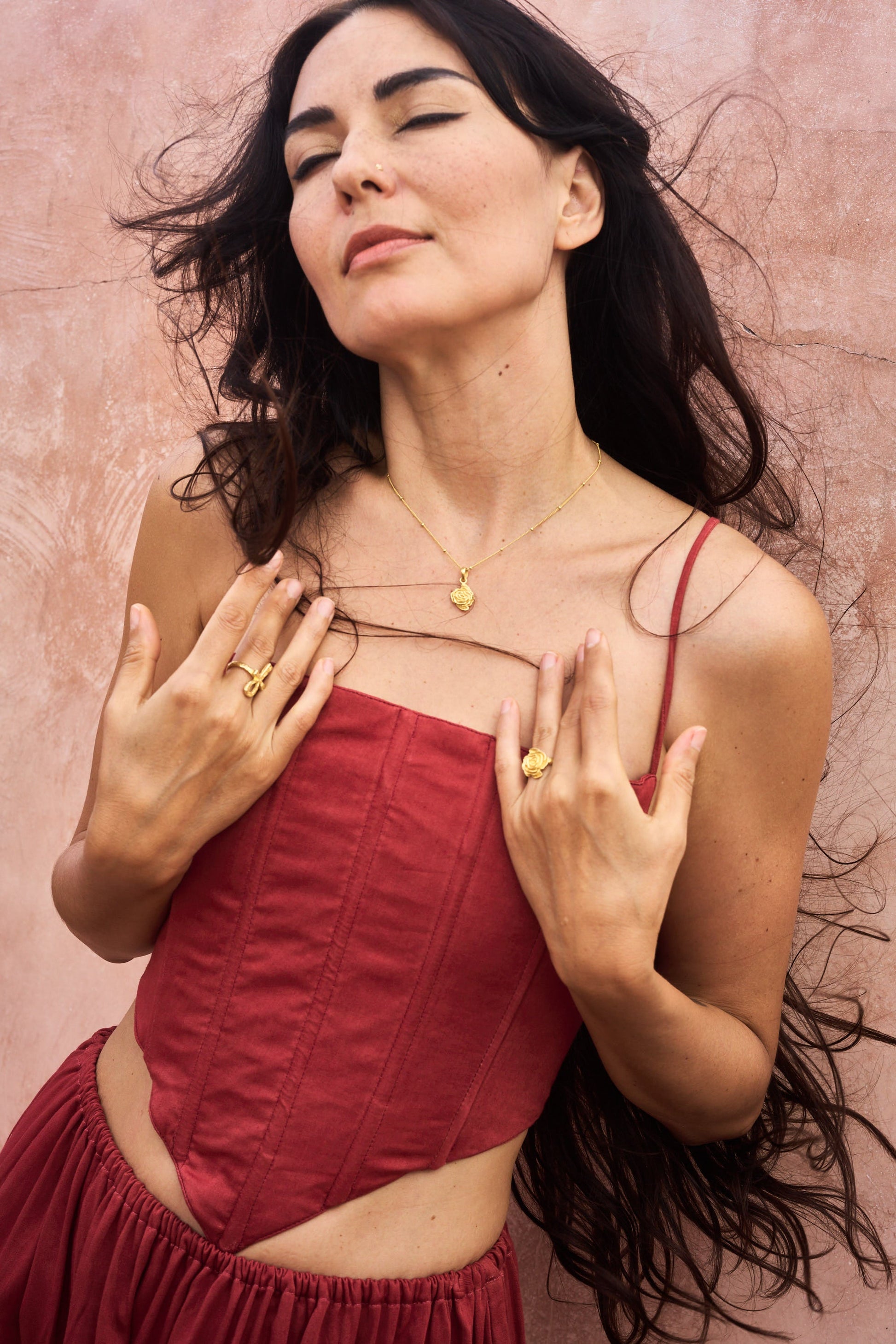 SaRa Corset - Bamboo - Kemet Crimson Tiyara LLC