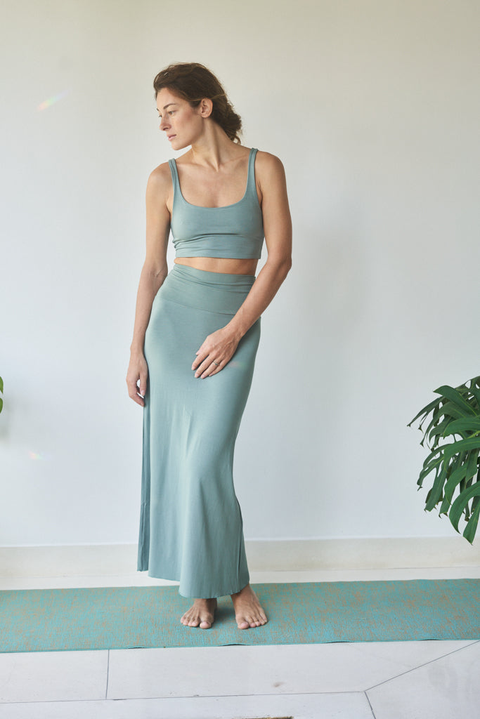 Sia Top - Plant Viscose - Sage Tiyara Soul Wear