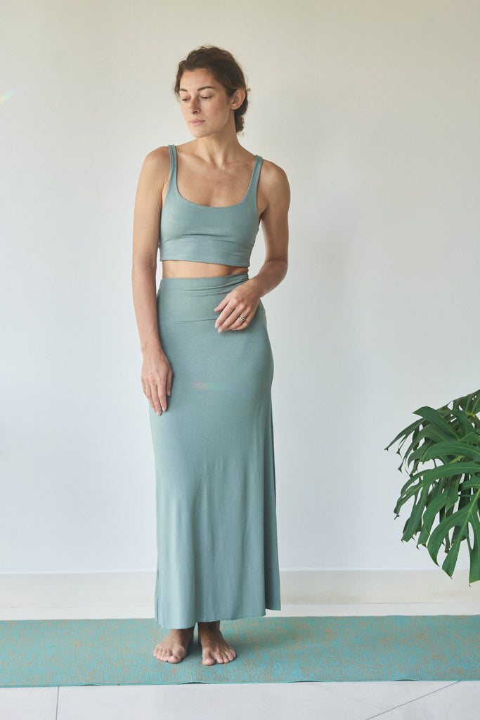 Sia Top - Plant Viscose - Sage Tiyara Soul Wear