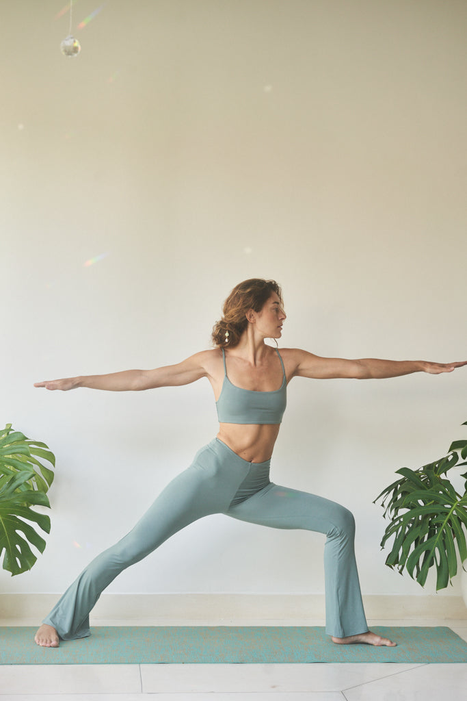 Wulan Pant - Plant Viscose - Sage Tiyara Soul Wear