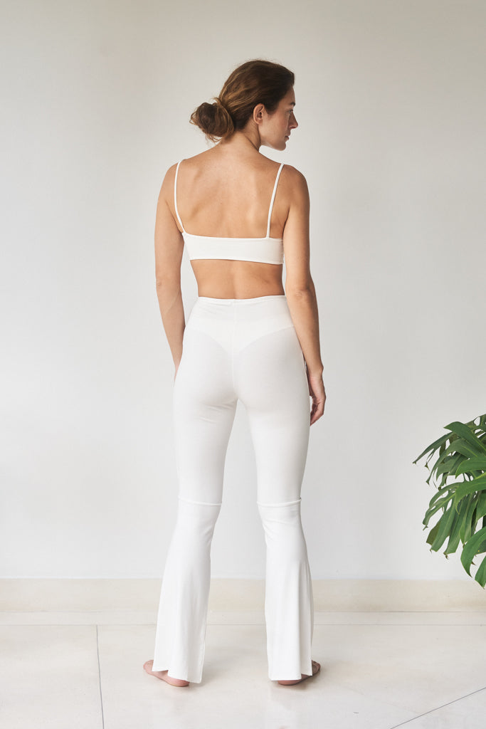 Wulan Pant - Bamboo - Pearl White Tiyara Soul Wear