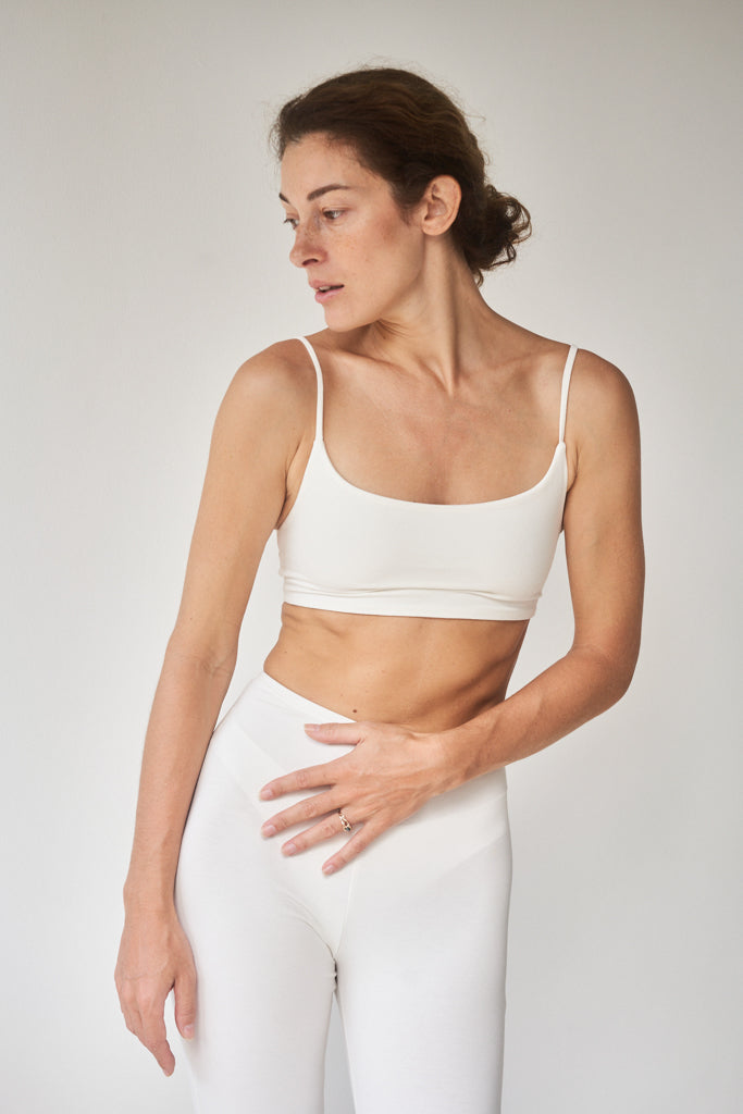 Wulan Pant - Bamboo - Pearl White Tiyara Soul Wear