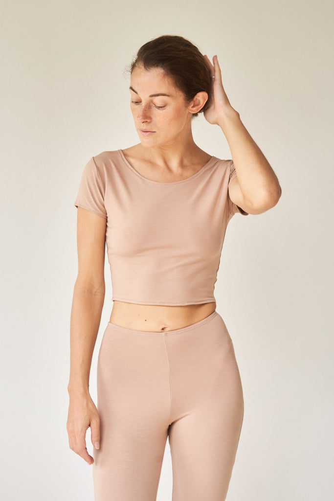 Zenith Top - Plant Viscose - Tan Tiyara Soul Wear