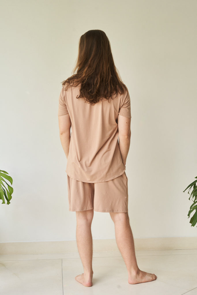 Kai Short - Plant Viscose - Tan Tiyara Soul Wear