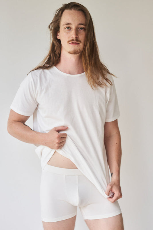 Ryujin Boxers - Bamboo - Pearl White Tiyara Soul Wear