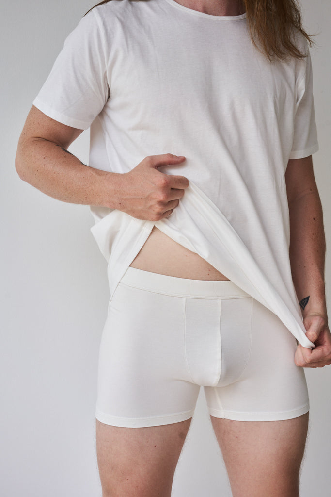 Ryujin Boxers - Bamboo - Pearl White Tiyara Soul Wear