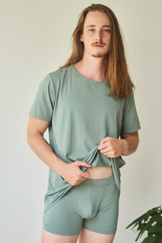 Ryujin Boxers - Plant Viscose - Sage Tiyara Soul Wear