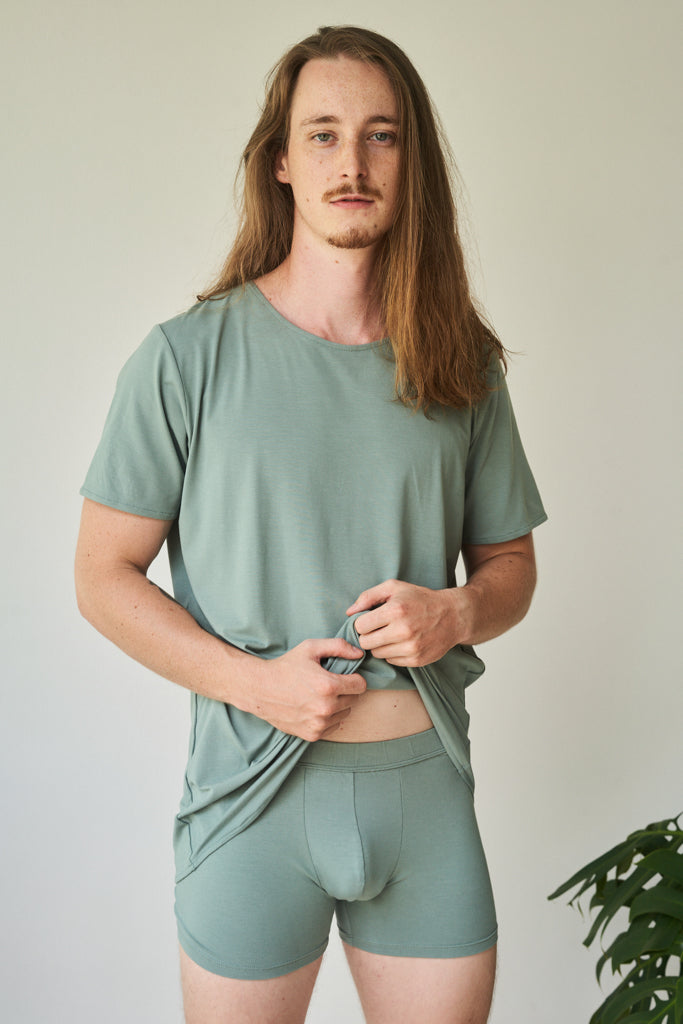 Ryujin Boxers - Plant Viscose - Sage Tiyara Soul Wear