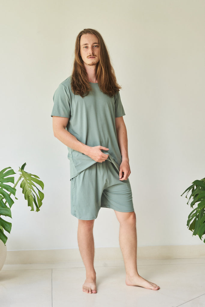 Kai Short - Plant Viscose - Sage Tiyara Soul Wear