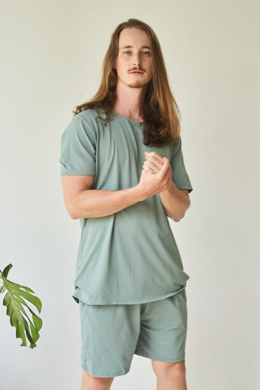 Kai Short - Plant Viscose - Sage Tiyara Soul Wear