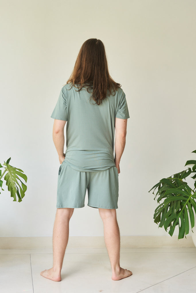Kai Short - Plant Viscose - Sage Tiyara Soul Wear