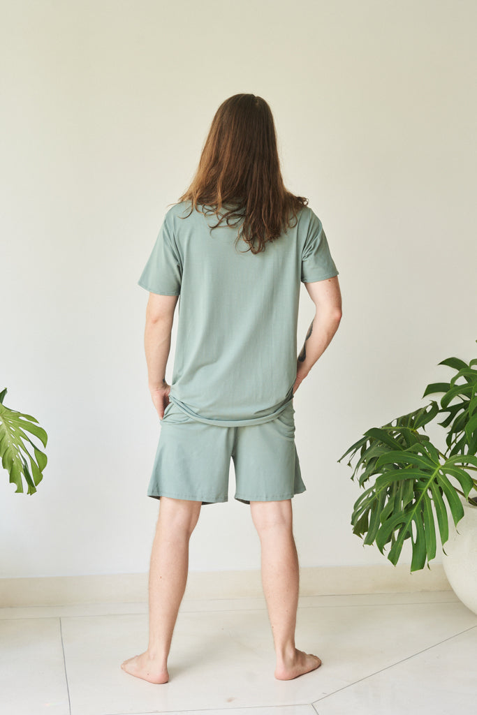 Kai Short - Plant Viscose - Sage Tiyara Soul Wear