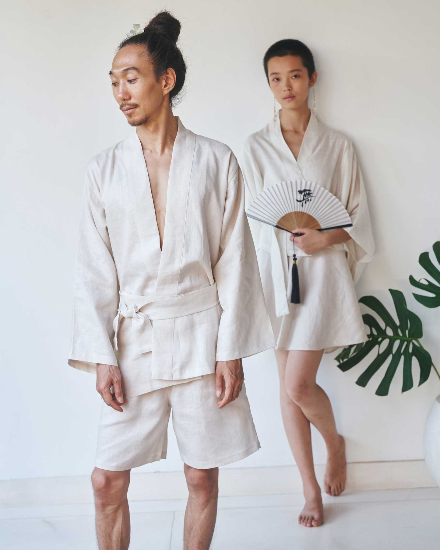 Shen Kimono - Linen - Pearl Tiyara Soul Wear