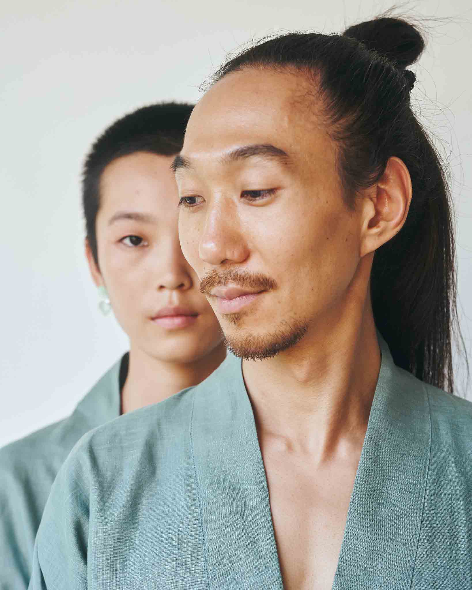 Shen Kimono - Linen - Sage Tiyara Soul Wear