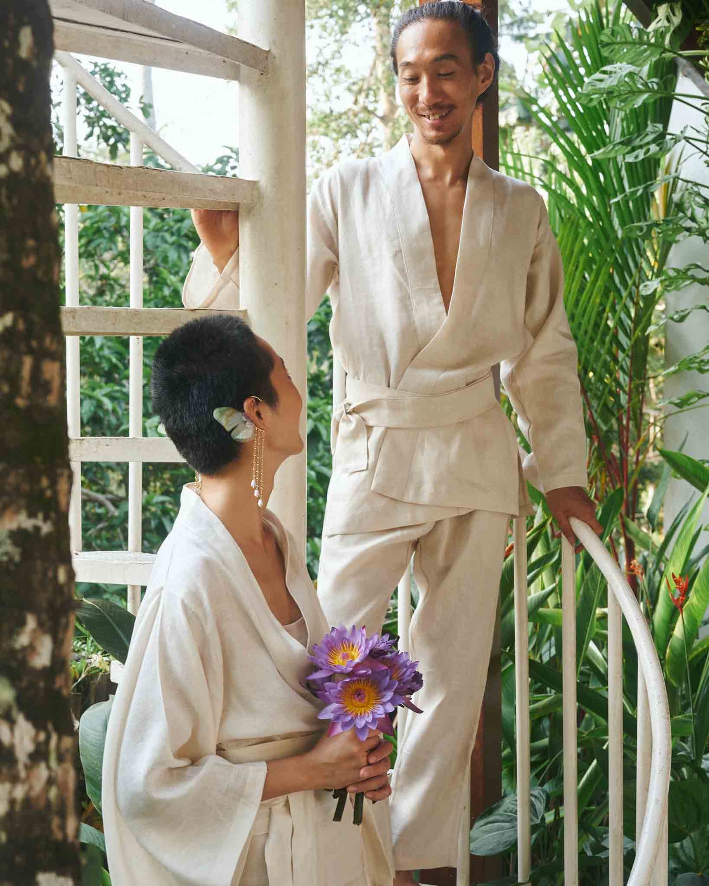 Shen Pant - Linen - Pearl Tiyara Soul Wear