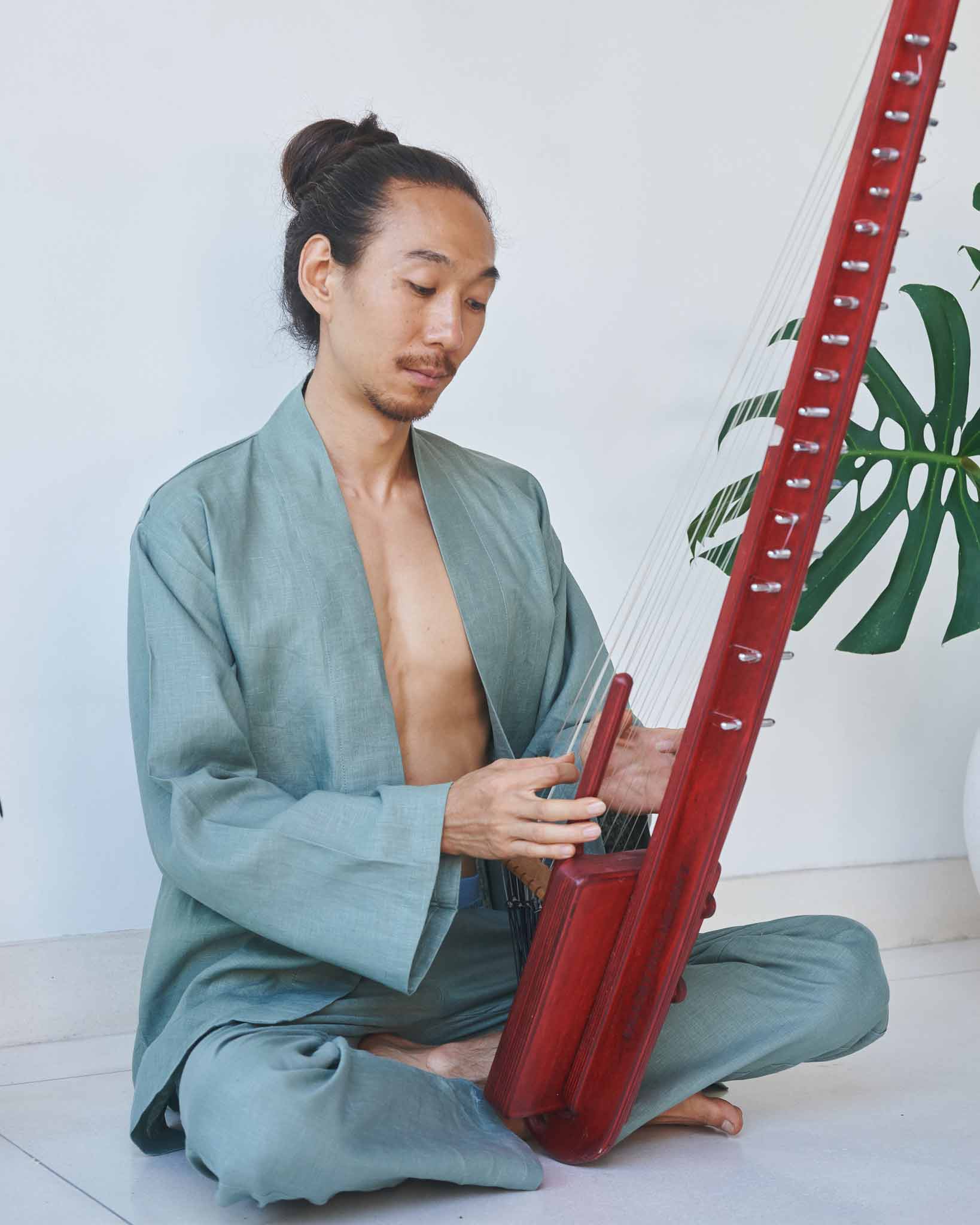 Shen Pant - Linen - Sage Tiyara Soul Wear