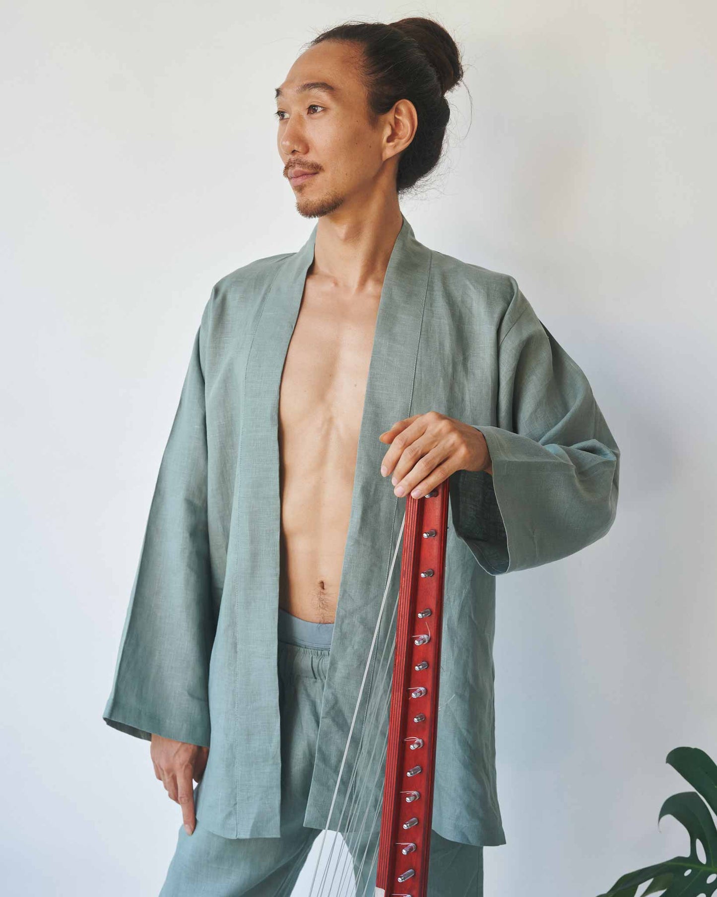 Shen Pant - Linen - Sage Tiyara Soul Wear