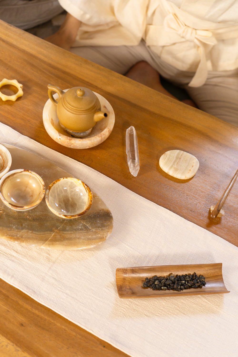 Cha He – Aged Teakwood Tiyara LLC