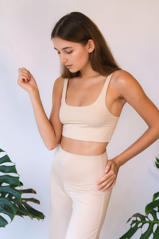 Sia Pant - ECOVERO™ - Beach Beige Tiyara LLC