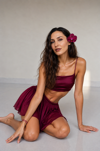 Sahara Skirt in Autumn Plum