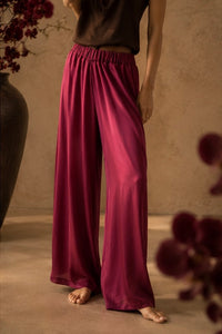Ting Pant — Lyocell Silk — Sacred Maroon