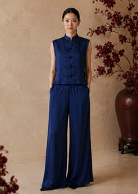 Ting Pant in Midnight Blue