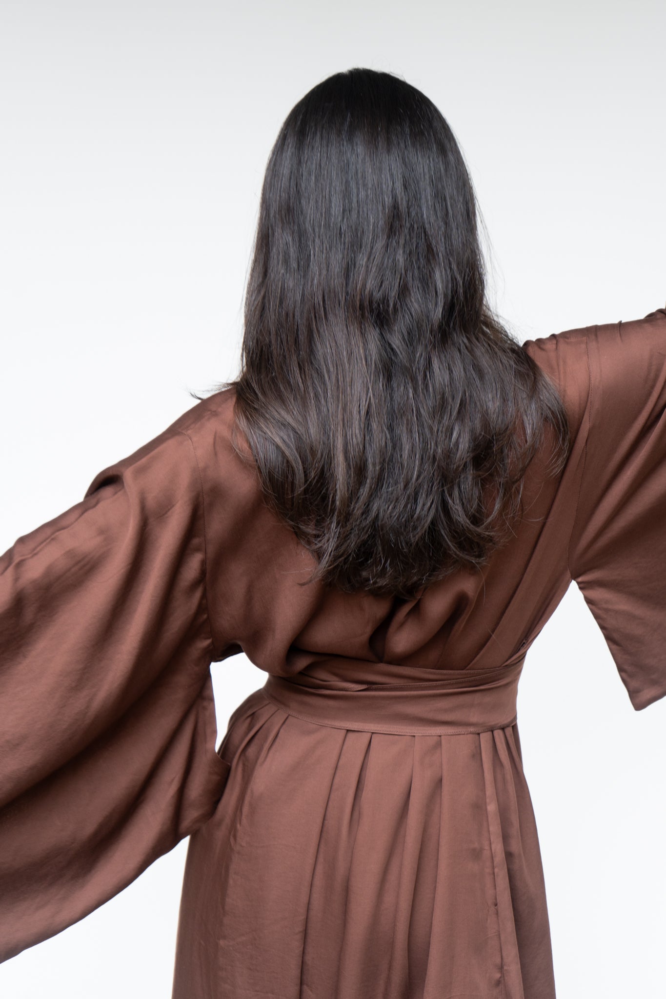 Nuwa Kimono - Tencel - Brown
