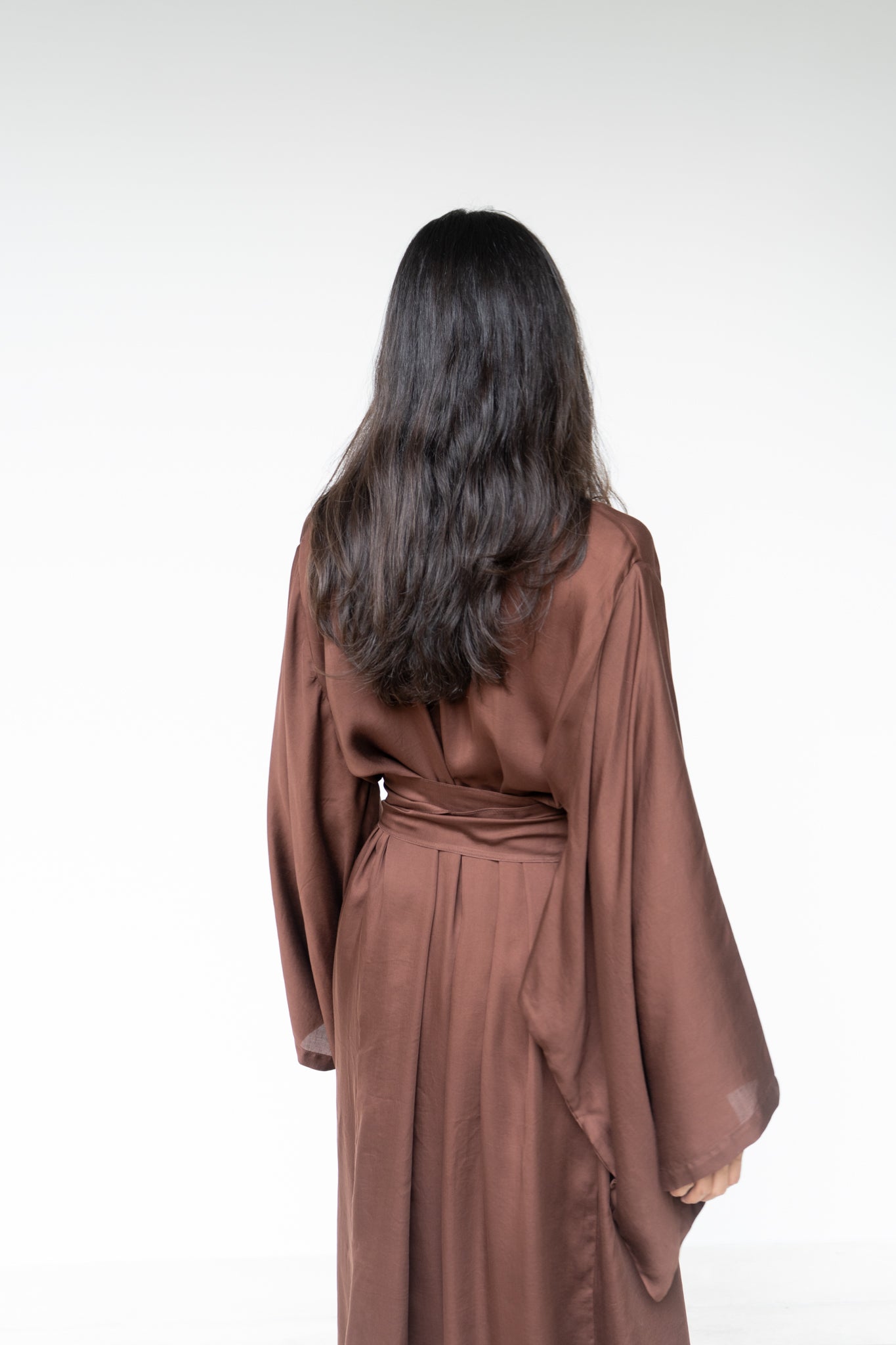 Nuwa Kimono - Tencel - Brown