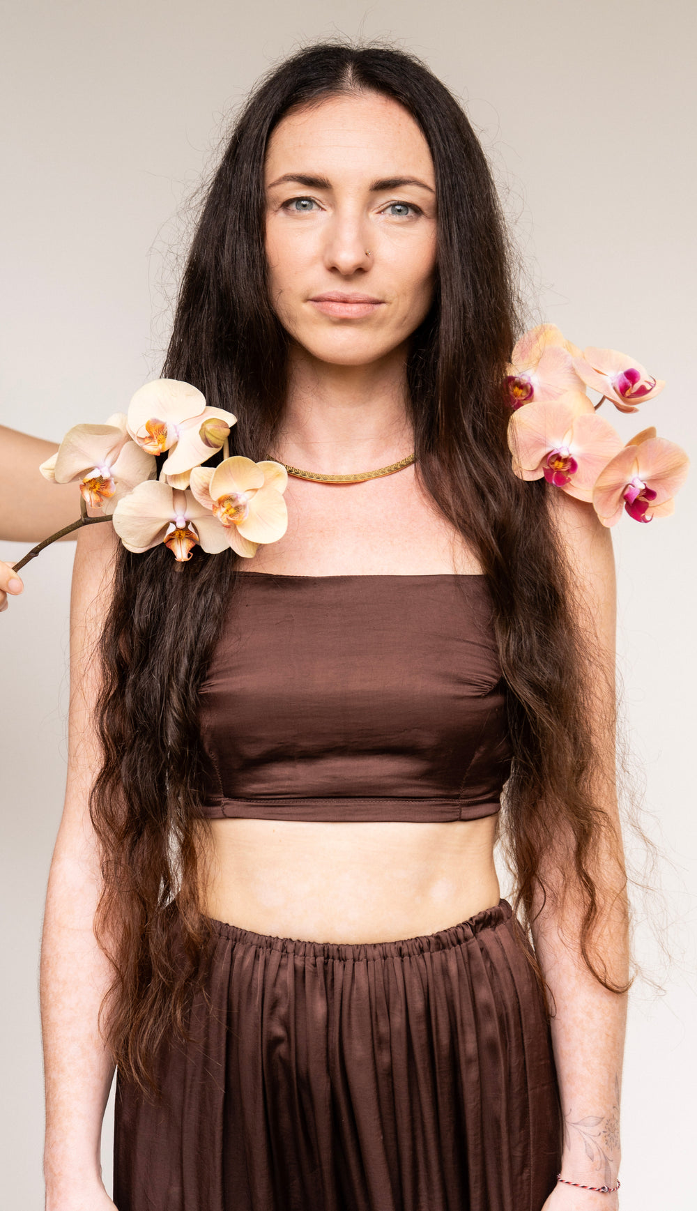 Rui Shirt — Lyocell Silk — Earth Cacao