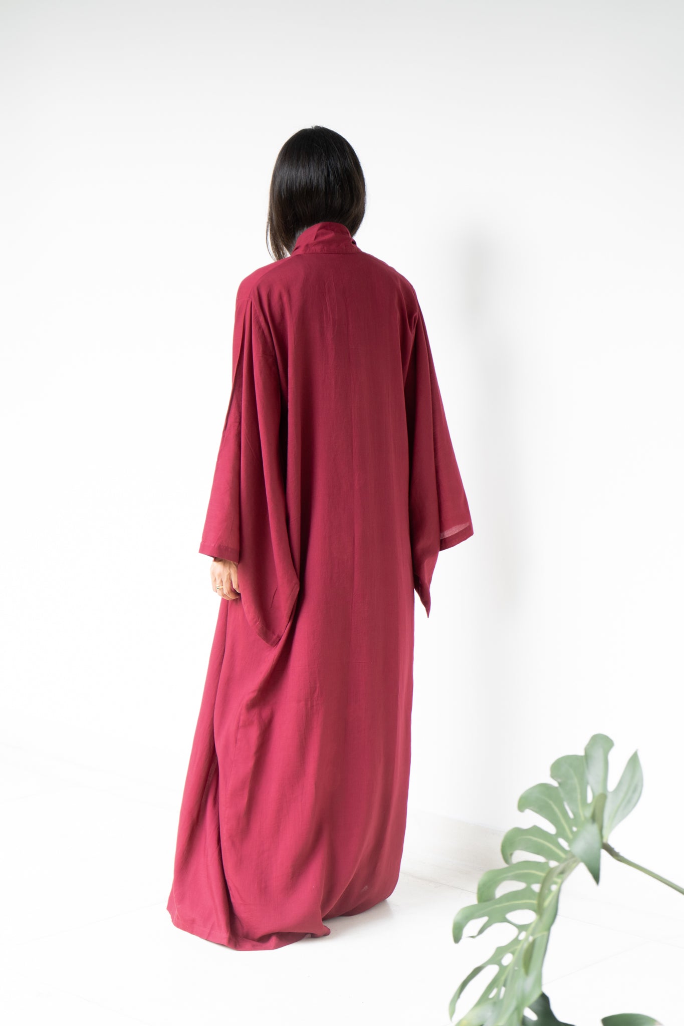Nuwa Kimono - Tencel - Cherry Red