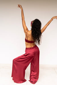 Ting Pant in Sacred Maroon