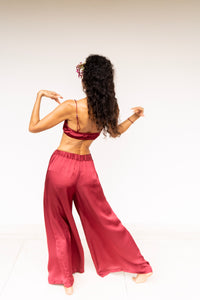 Ting Pant in Sacred Maroon