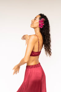 Ting Pant in Sacred Maroon