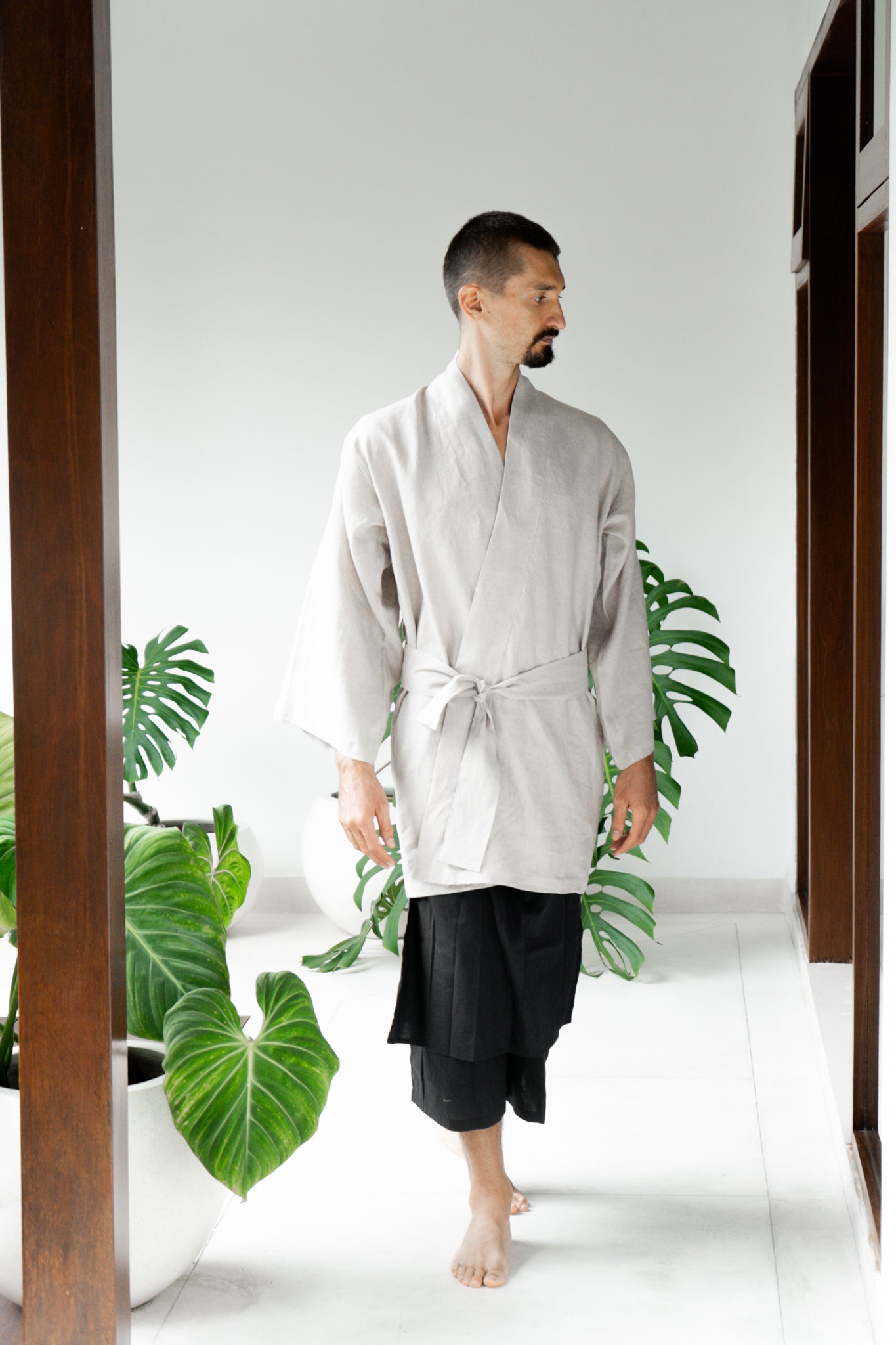 Dao Kimono - Linen - Natural Stone