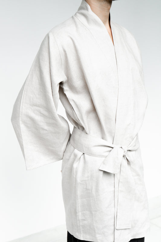 Dao Kimono - Linen - Natural Stone